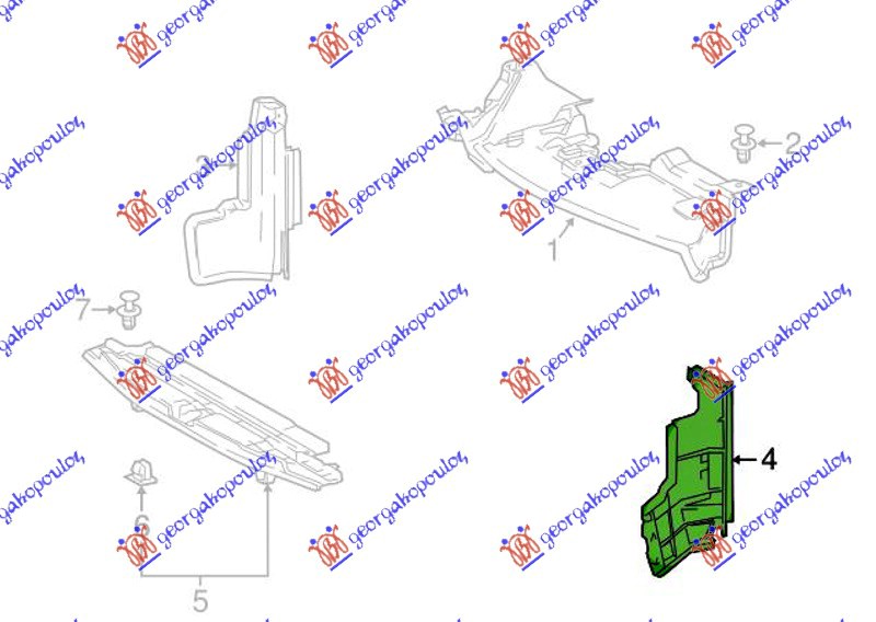 ΒΑΣΗ ΨΥΓΕΙΟΥ ΠΛΑΣΤΙΚΗ ΚΑΘΕΤΗ ΑΡ TOYOTA C-HR 16-19 829500842
