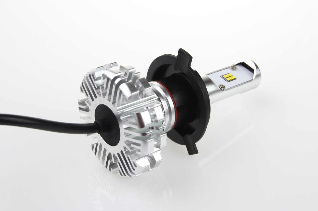Amio - Λαμπτήρες SX SERIES τύπου H4 τάση λειτουργίας 6/12V απόδοσης 40W 6000K 3200lm με ενσωματωμένη ψύκτρα για Επιβατικά Αυτοκίνητα και Μοτοσυκλέτες - 2 τεμ. (01062/AM) - Image 3