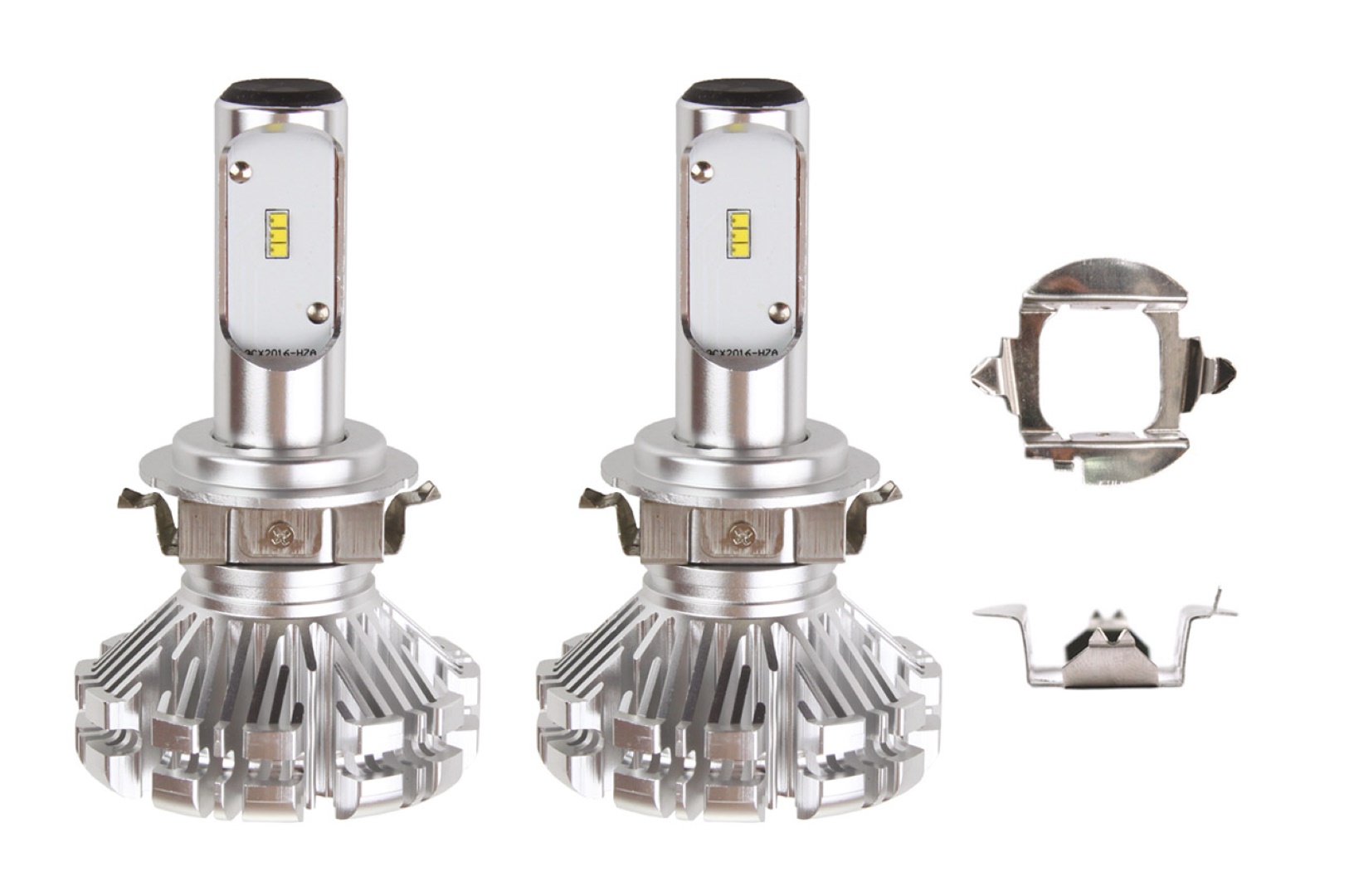 Amio - Λαμπτήρες SX SERIES τύπου H7-6 τάση λειτουργίας 6/12V απόδοσης 40W 6000K 3200lm με ενσωματωμένη ψύκτρα για Επιβατικά Αυτοκίνητα και Μοτοσυκλέτες - 2 τεμ. (01065/AM)