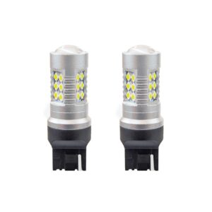 Amio - Λάμπα τύπου W21W T20 LED τάση λειτουργίας 12/24V απόδοση 6.2W 5600K CAN‑BUS λευκό 18x56mm – 2 τεμ. (01173/AM) για φώτα αυτοκινήτου