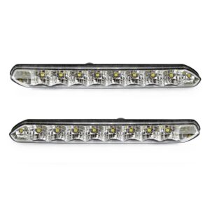 Amio - Φώτα Ημέρας DRL Τάση Λειτουργίας 12/24V Απόδοση 7W 20 LED 0.35W Ανά LED Διαστάσεις 190x20x40mm για Αυτοκίνητο – 2 τεμ. (01266/AM)