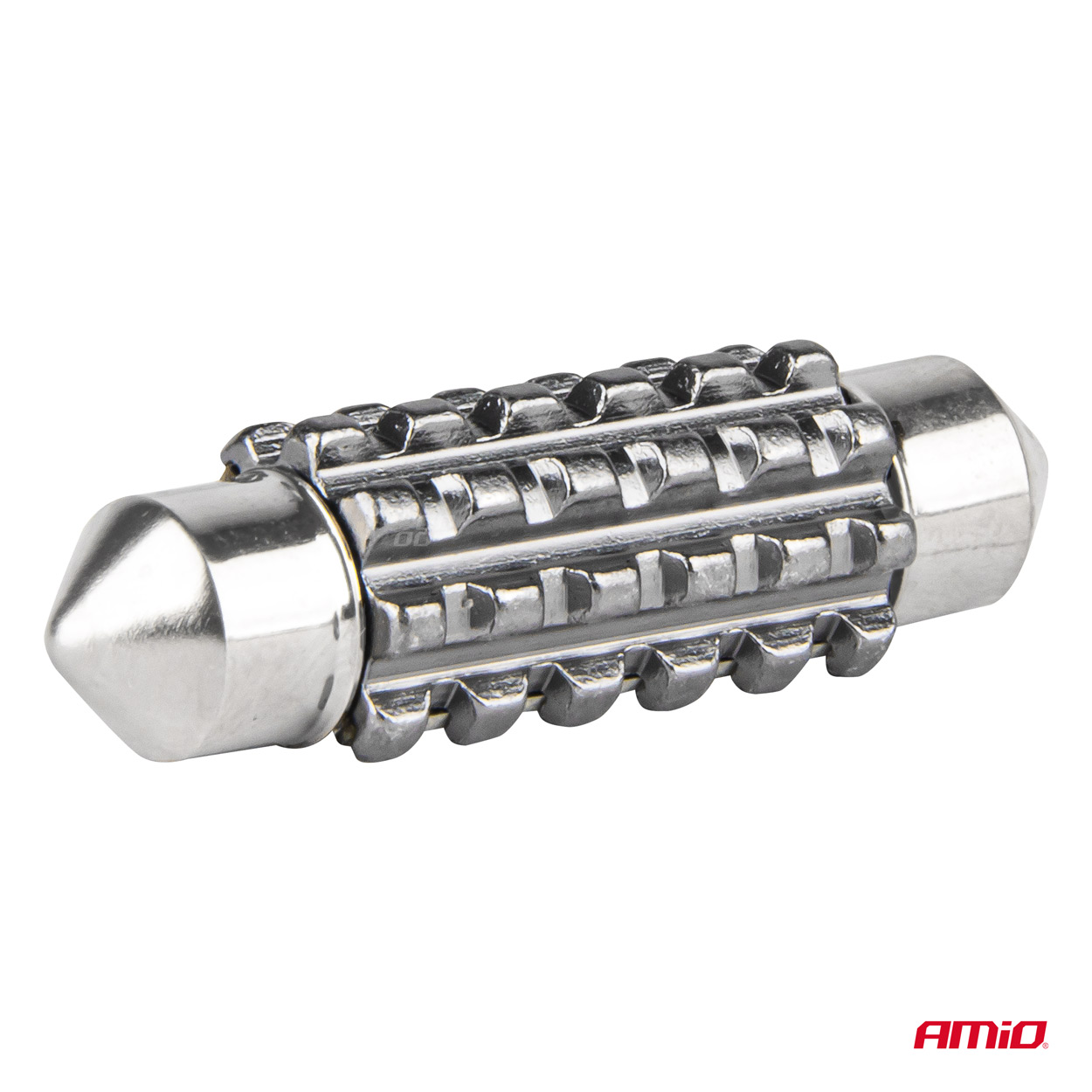 Amio - ΛΑΜΠΑΚΙΑ ΠΛΑΦΟΝΙΕΡΑΣ 39mm 12/24V C5W 5500K 12xSMD 2016 CAN-BUS FESTOON (ΛΕΥΚΟ) - 2 ΤΕΜ. (04237/AM) - Image 3