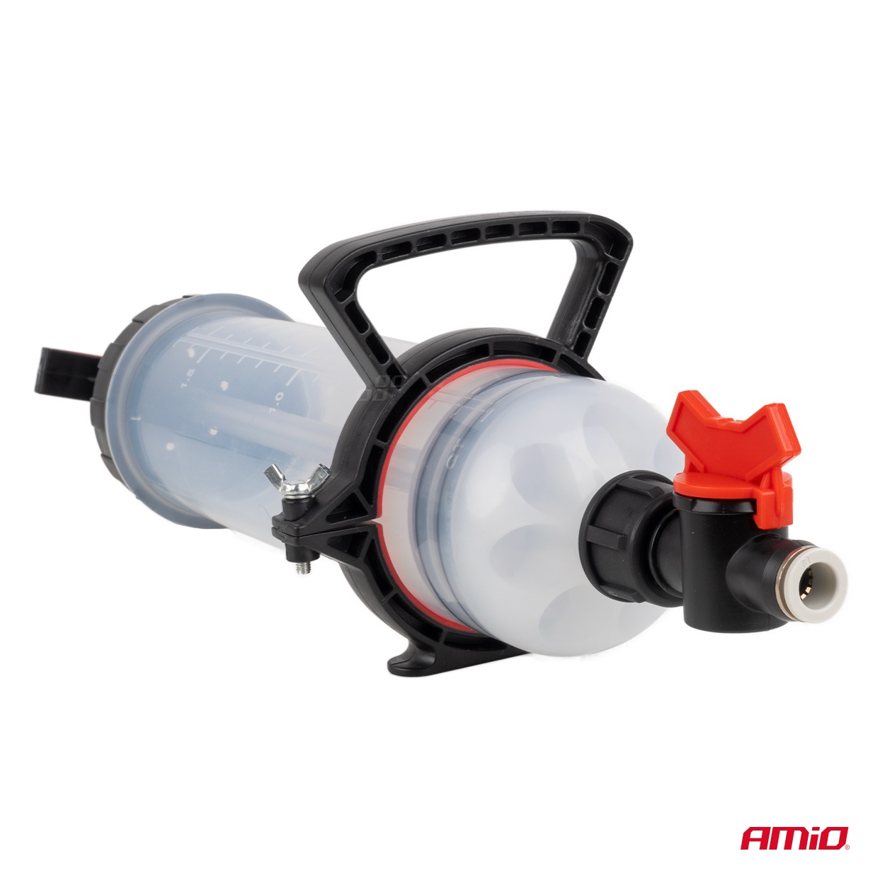 Amio - Σύριγγα αναρρόφησης & αλλαγής υγρών 1500ml με εύκαμπτο σωλήνα – Για λάδια Υγρά Φρένων & Ψυκτικά - 1 τεμ. (04278/AM) - Image 2