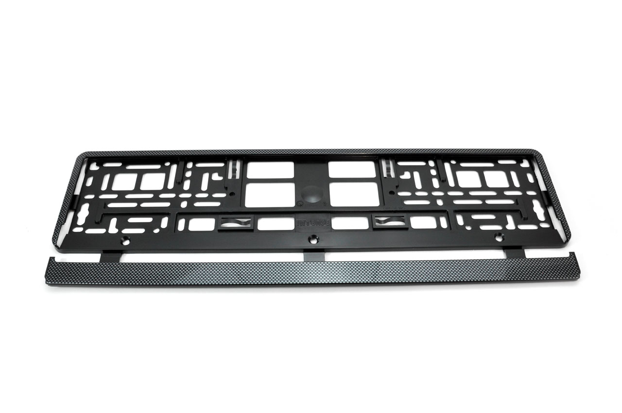 Amio - Carbon Πλαίσιο Πίσω Πινακίδας Κυκλοφορίας 52x12.5 cm – 1 Τεμ. (01165/AM)