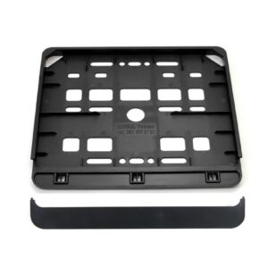 Amio - Πλαστικό Πλαίσιο Πινακίδας Moto (Μαύρο) 150x190 mm – 1 Τεμ. (01166/AM)